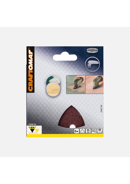 Delta Zımpara 93 mm K60 Bfwp