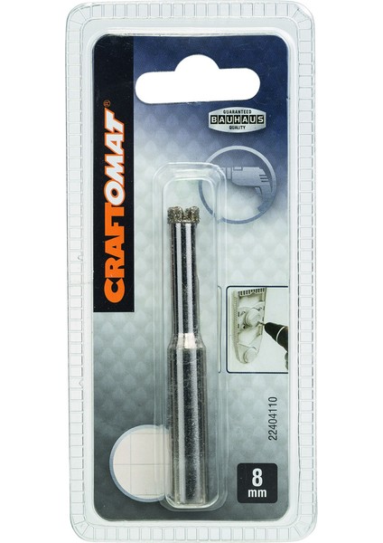 Elmas Matkap Ucu Çapı: 8 mm