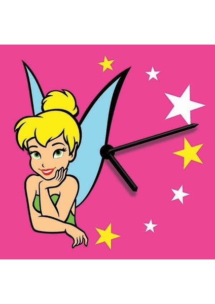 Disney Tinkerbell Saat (Clock) Kum Boyama Seti-Red Castle S-0012