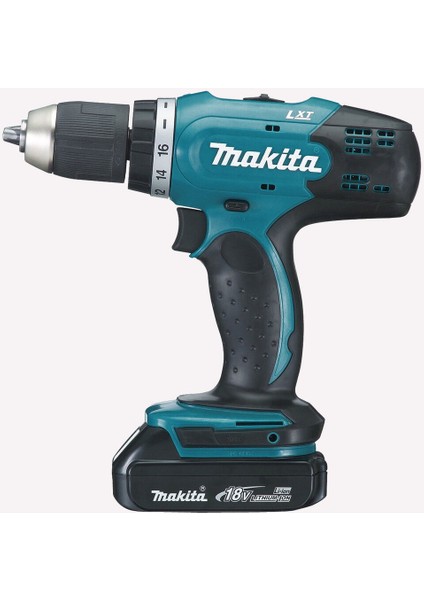 DHP453SYX1 18 V 1.5 Ah 2 Akülü Li-Ion Akülü Matkap