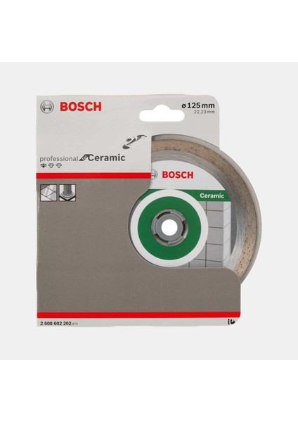 Elmas Kesme Diski Seramik Için 125 mm
