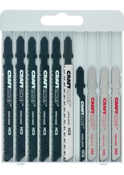 Dekupaj Testere Ucu T Şaft 10'lu Set