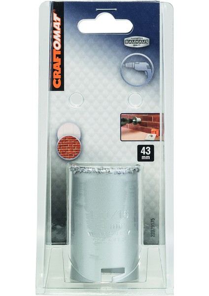 Hm Delik Açma Testeresi 43 mm