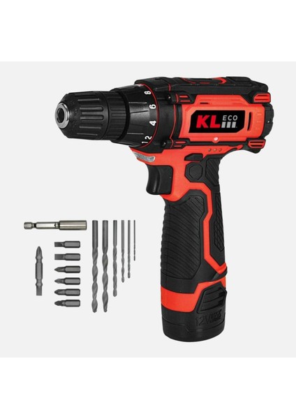 Eco KE2213NM-DB 12V 1.3 Ah Li-Ion Çift Akülü Vidalama