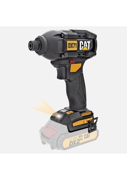 DX71B 18VOLT 215NM Kömürsüz Profesyonel Şarjlı Darbeli Tornavida (Akü Dahil Değildir)