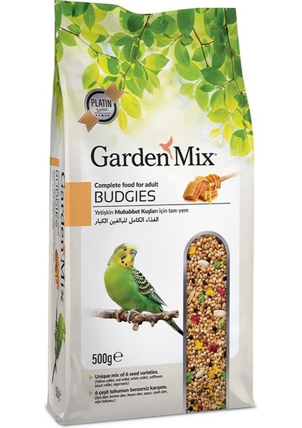 Gardenmix Platin Ballı Muhabbet Kuş Yemi 500G