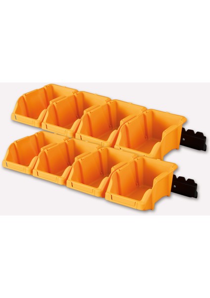 8'li Duvar Tipi Avadanlık Seti Sarı