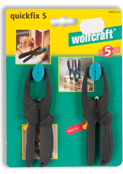 Wolfcraft Quickfix S 30 - Mini Hızlı Sıkıştırma Penseleri 30 mm