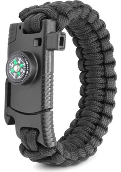 Paracord Survival Bileklik Bıçak Pusula Magnezyum ve Ikaz Düdüğü fiyatları
