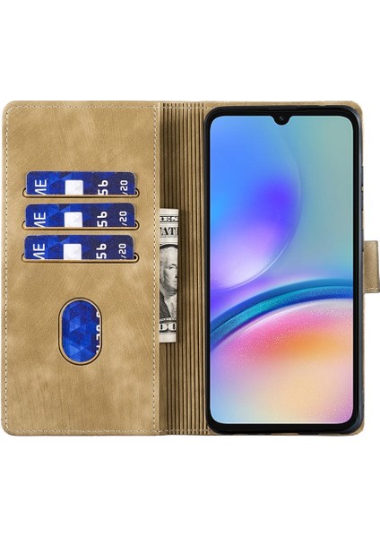 YKD Store Samsung Galaxy A05S Için Kalem Kalp Kedi Pu Kılıf (Yurt Dışından)