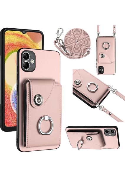 Samsung Galaxy A04 4g Için Crossbody Kart Çantası Kılıfı (Yurt Dışından)