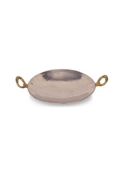 Ziyafet Kavurma Sacı 30 cm El Dövme Kırmızı TURNA4869-1