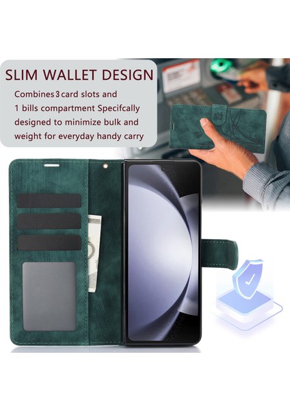 Samsung Galaxy Z Fold5 Için Orkide Pu Kılıf (Yurt Dışından)