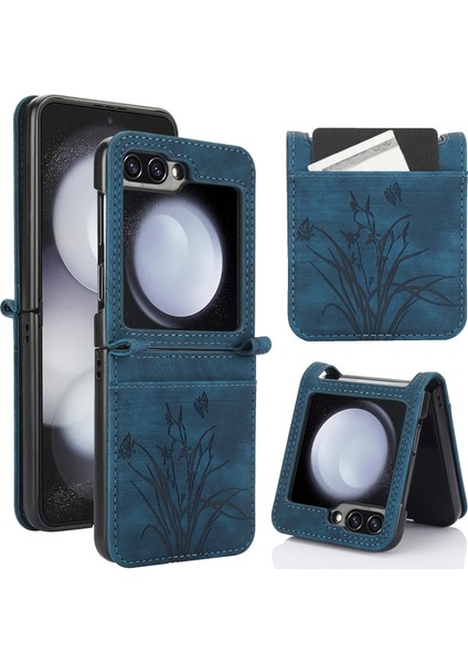 Samsung Galaxy Z Flip5 Için Orkide Pu Kılıf (Yurt Dışından)