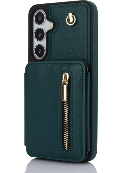 Samsung Galaxy S24+ 5g Için Fermuarlı Kart Çantası Telefon Kılıfı (Yurt Dışından) fiyatları