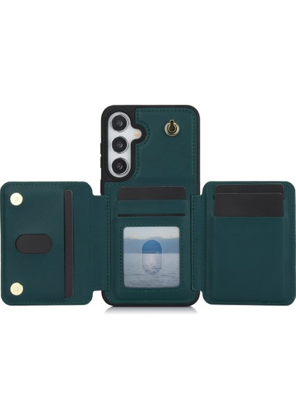 Samsung Galaxy S24+ 5g Için Fermuarlı Kart Çantası Telefon Kılıfı (Yurt Dışından) fırsatları