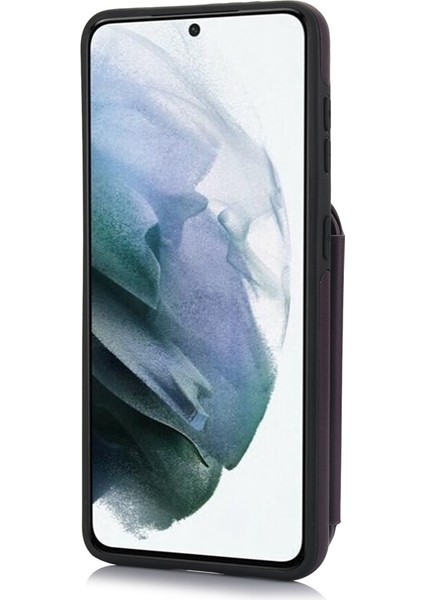 Samsung Galaxy S21+ 5g Için Fermuarlı Kart Çantası Telefon Kılıfı (Yurt Dışından) modelleri