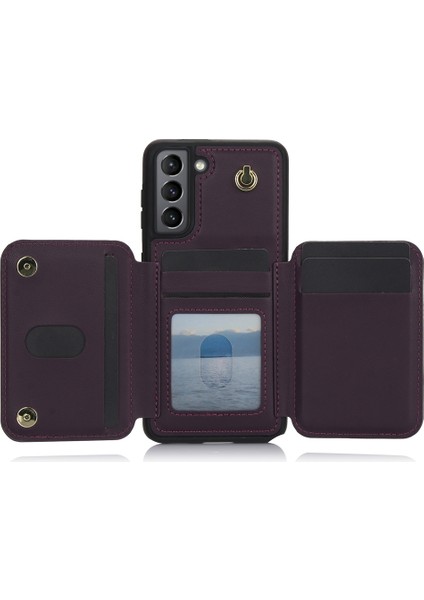 Samsung Galaxy S21+ 5g Için Fermuarlı Kart Çantası Telefon Kılıfı (Yurt Dışından) fırsatları