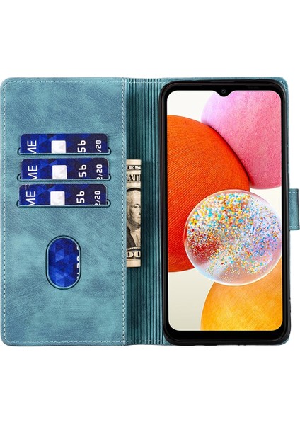 YKD Store Kalem Kalp Kedi Pu Kılıf Samsung Galaxy A13 4g / 5g / A04 (Yurt Dışından)