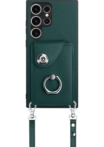 Samsung Galaxy S23 Ultra 5g Için Crossbody Kart Çantası Kılıfı (Yurt Dışından)