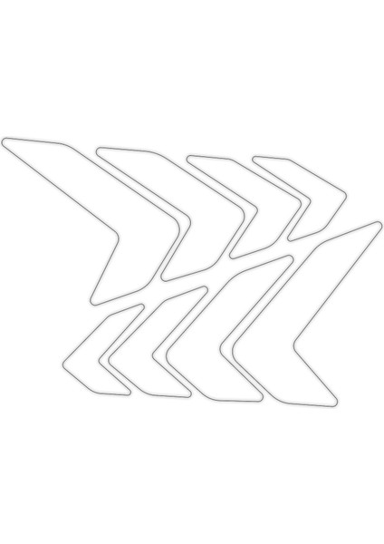 Universal Yan Pad Yön Şeffaf