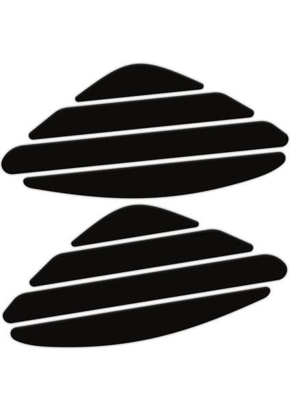 Universal Yan Pad Çizgisel Siyah