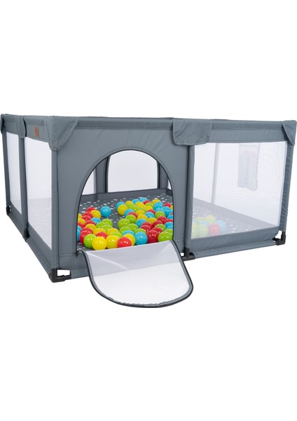Playard Güvenli Bebek ve Çocuk Oyun Alanı Oyun Parkı 125X125 Oyun Matı ve Topları ( Sünger Yatak Hediyeli ) modelleri