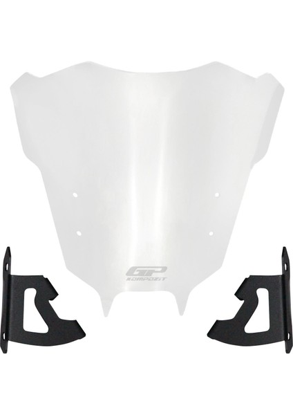 Yamaha MT-09 2021-2023 Uyumlu Ön Cam Şeffaf 30 cm
