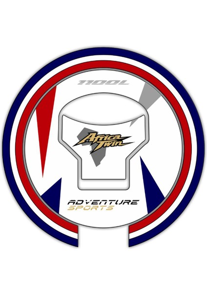 Honda Africa Twin CRF1100L Adventure 2020-2023 Uyumlu Tank Pad Seti Beyaz modelleri