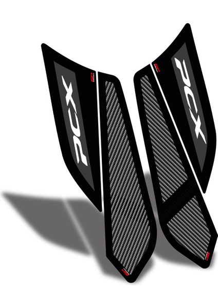 Honda PCX 125 / 150 2018-2020 Uyumlu Yan Alt Ayak Pad Siyah modelleri