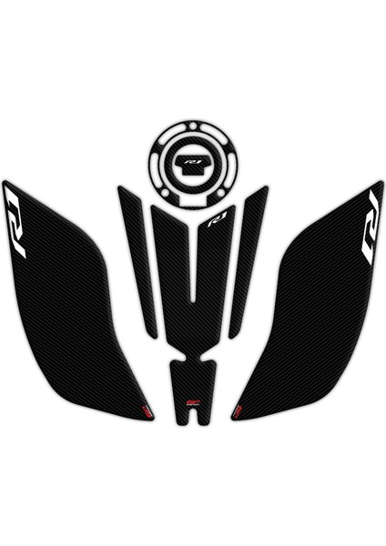Yamaha R1 2015-2023 Uyumlu Tank Pad Seti Karbon