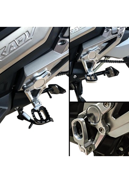 Honda X-ADV 2017-2020 Uyumlu Ayak Peg Siyah
