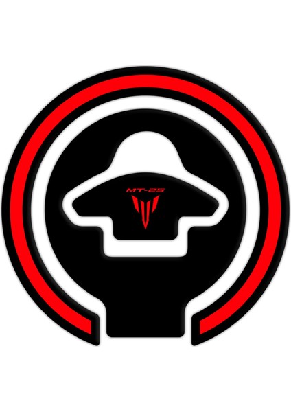 Yamaha MT-25 2015-2019 Uyumlu Tank Pad Seti Siyah-Kırmızı fırsatları