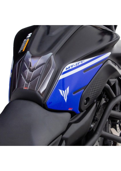 Yamaha MT-07 2021-2024 Uyumlu Tank Pad Seti Mavi