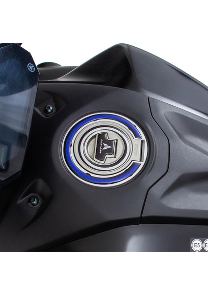Yamaha MT-07 2021-2024 Uyumlu Tank Pad Seti Mavi
