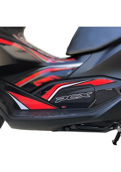 Honda PCX 125 2021-2024 Uyumlu Yan Alt Ayak Pad Kırmızı fiyatları