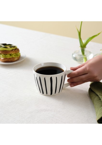 Linda Çizgili Mug Kupa 350 ml modelleri