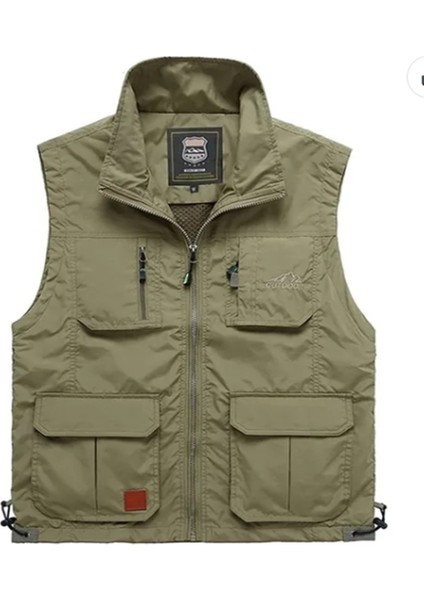 Nefes Alan Hızlı Kuruyan Çok Cepli Outdoor Yelek