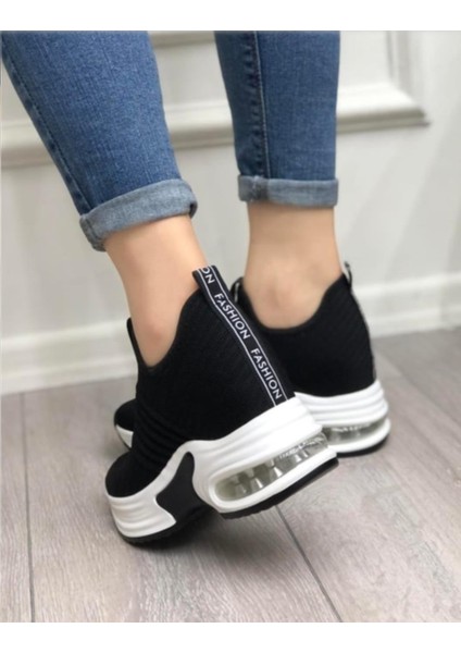 24Y300-8 Kadın Gizli Dolgulu Yüksek Air Taban Premium Sneaker Spor Ayakkabı fırsatları
