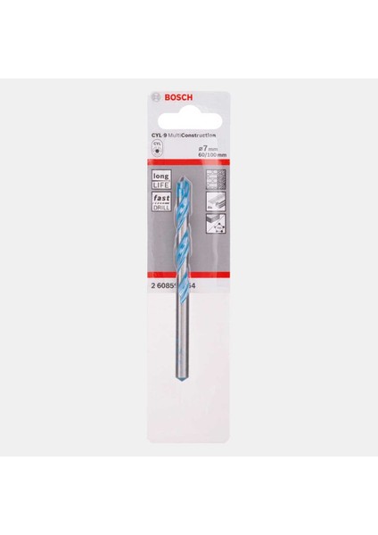 Karat Matkap Uçu 7X100 mm Çok Amaçlı