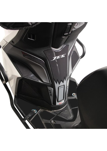 SYM Jet 14 2017-2024 Uyumlu Tank Pad Seti Kırmızı modelleri