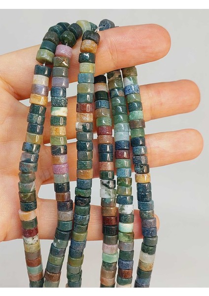 Akik Taşı Şekilli 3X6MM Dizi (49344)