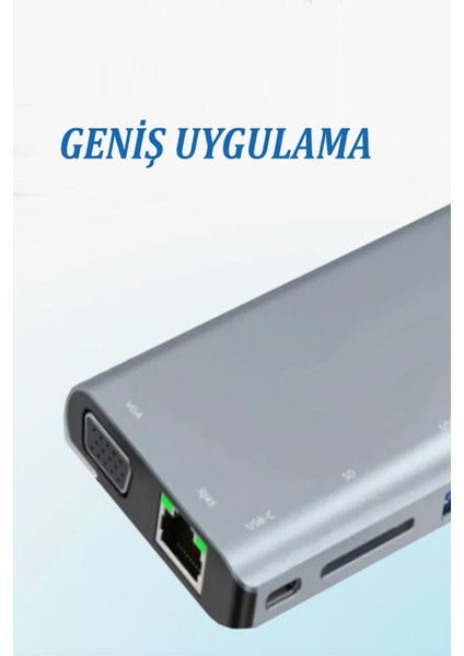 W28 8 In 1 Usb-C Çok Işlevli Bağlantı Istasyonu
