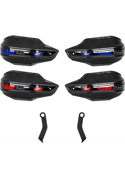 Yamaha MT-25 2015-2024 Uyumlu Plastik Elcik Koruma Siyah KIRMIZI