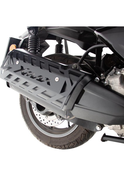 Yamaha XMAX 2018-2024 Uyumlu Egzoz Koruma Kapağı Siyah