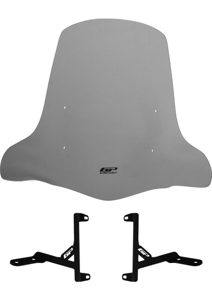 Motolux CEO 110 2021-2023 Uyumlu Ön Cam Füme 59 cm