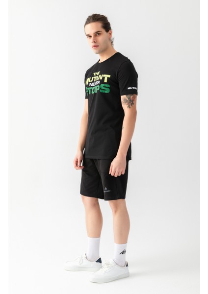 Dynamic - Baskılı Erkek Slim Fit T-shirt