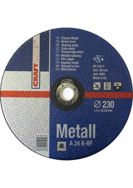 Kesici Disk 230 mm Metal Mavi