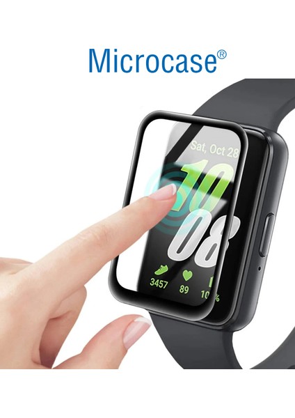 Samsung Galaxy Fit3 Tam Kaplayan Kavisli Ekran Koruyucu 3D Pet Film - Siyah AL3385 fırsatları