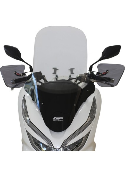 Honda PCX 125 2018-2020 Uyumlu Ön Tur Camı Şeffaf 71 cm